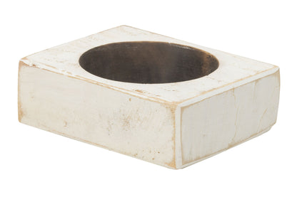 4" Wide Pillar Tabletop Pillar Candle Holder - Loft&Timber