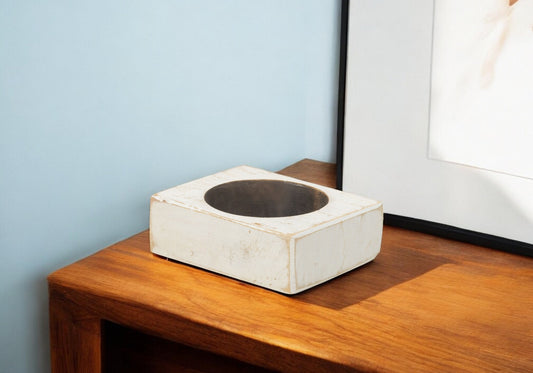 4" Wide Pillar Tabletop Pillar Candle Holder - Loft&Timber