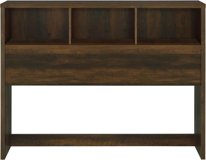 Queen Bookcase Headboard with Dark Pine Finish - Loft&Timber