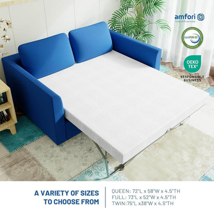 Gel Memory Foam Mattress Replacement for Sofa Beds - Loft&Timber