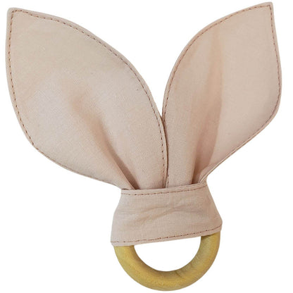 Maison Charlo | Easter Set of 4 Nude Beige Bunny Ears Napkin Rings | Dining Table Decor - Loft&Timber