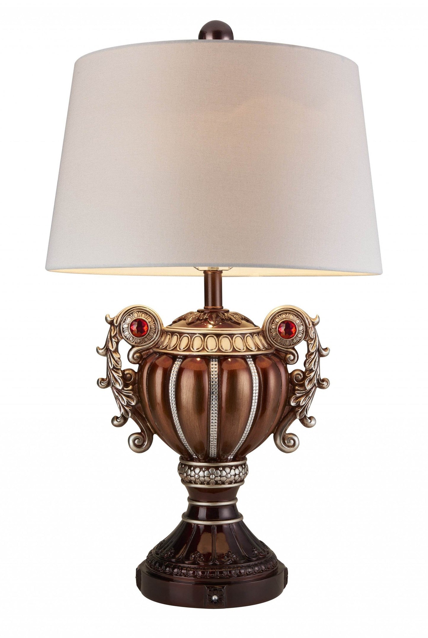 Tall Bronze Urn Shaped Table Lamp - Loft&Timber
