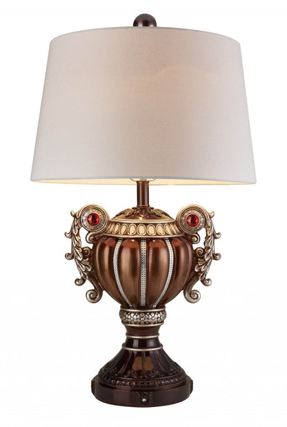 Tall Bronze Urn Shaped Table Lamp - Loft&Timber