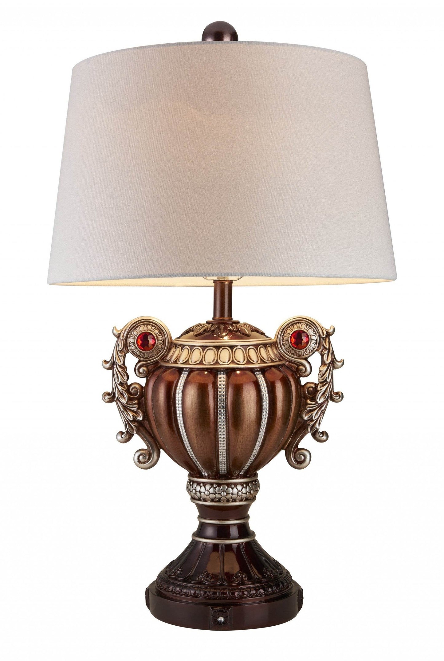 Tall Bronze Urn Shaped Table Lamp - Loft&Timber