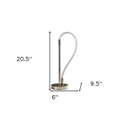 21" Gold Bedside Led Table Lamp - Loft&Timber