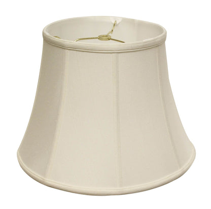 White Monay Shantung Silk Bell Lamp Shade - Loft&Timber