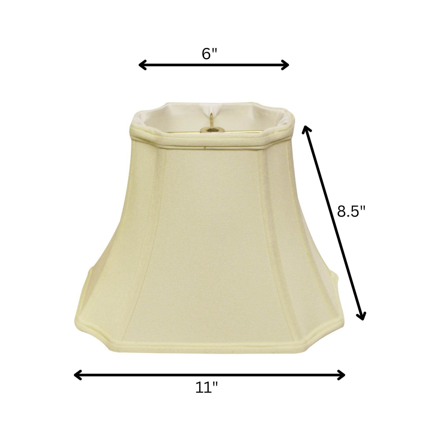 Ivory Shantung Silk Lamp Shade - Loft&Timber