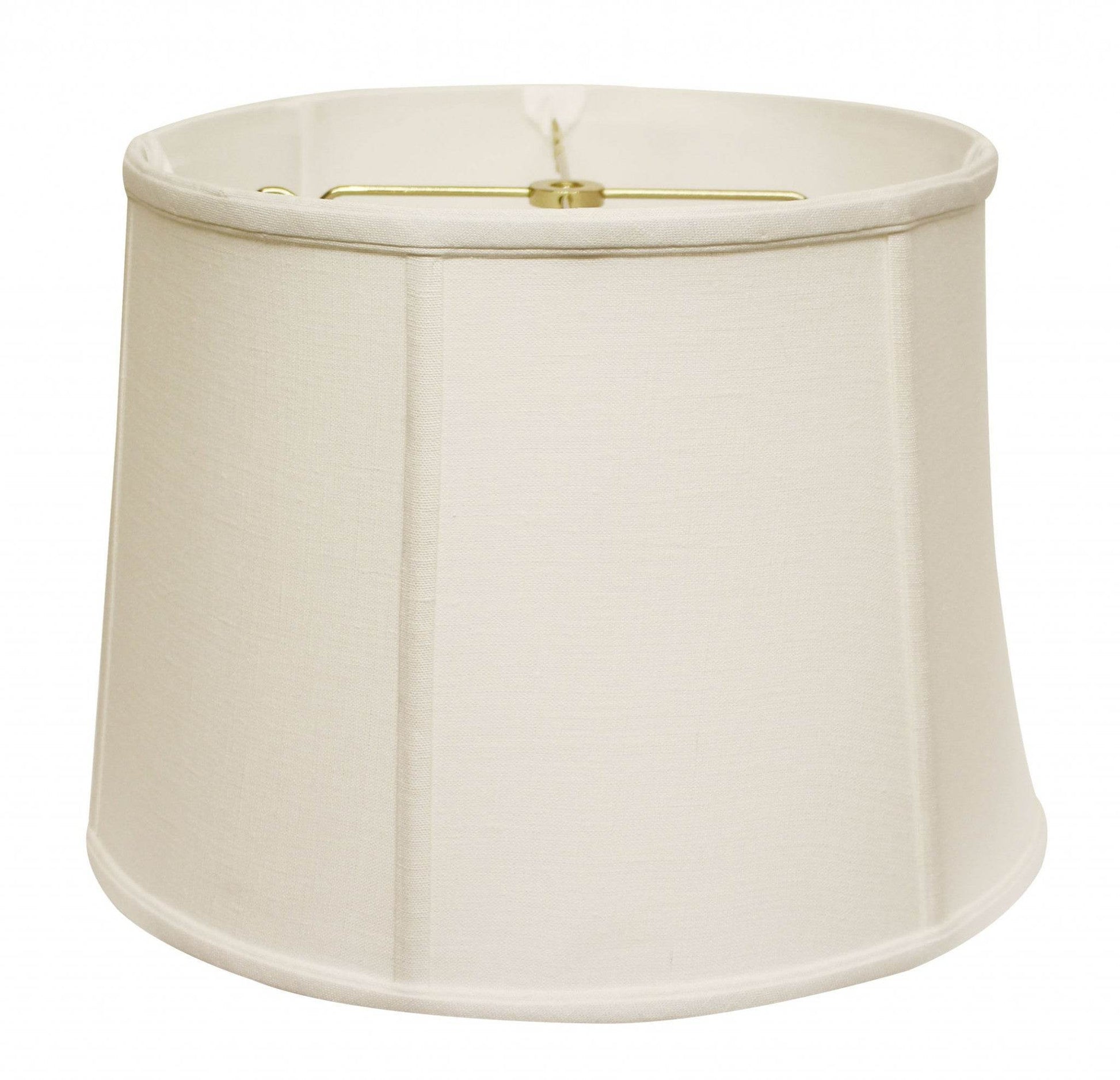 White Linen Drum Lamp Shade - Loft&Timber