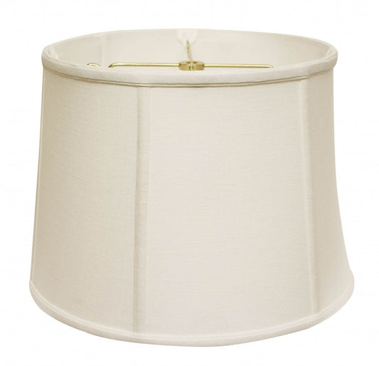 White Linen Drum Lamp Shade - Loft&Timber