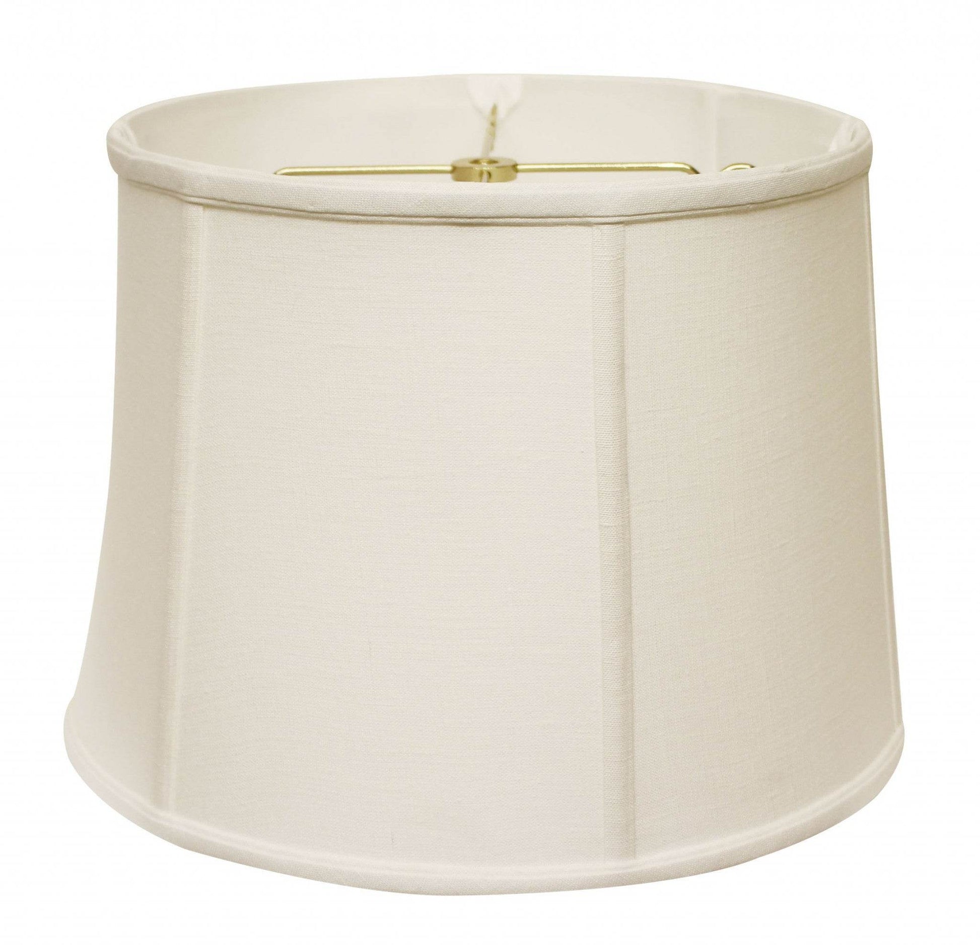 White Linen Drum Lamp Shade - Loft&Timber