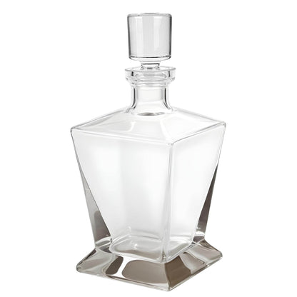 Clear Crystal Angular Shape Stemless Decanter - Loft&Timber