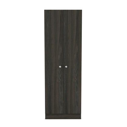 71" Dark Brown Wood Pantry Or Storage Closet - Loft&Timber