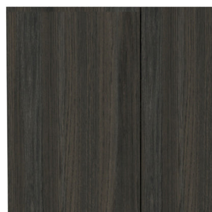 71" Dark Brown Wood Pantry Or Storage Closet - Loft&Timber