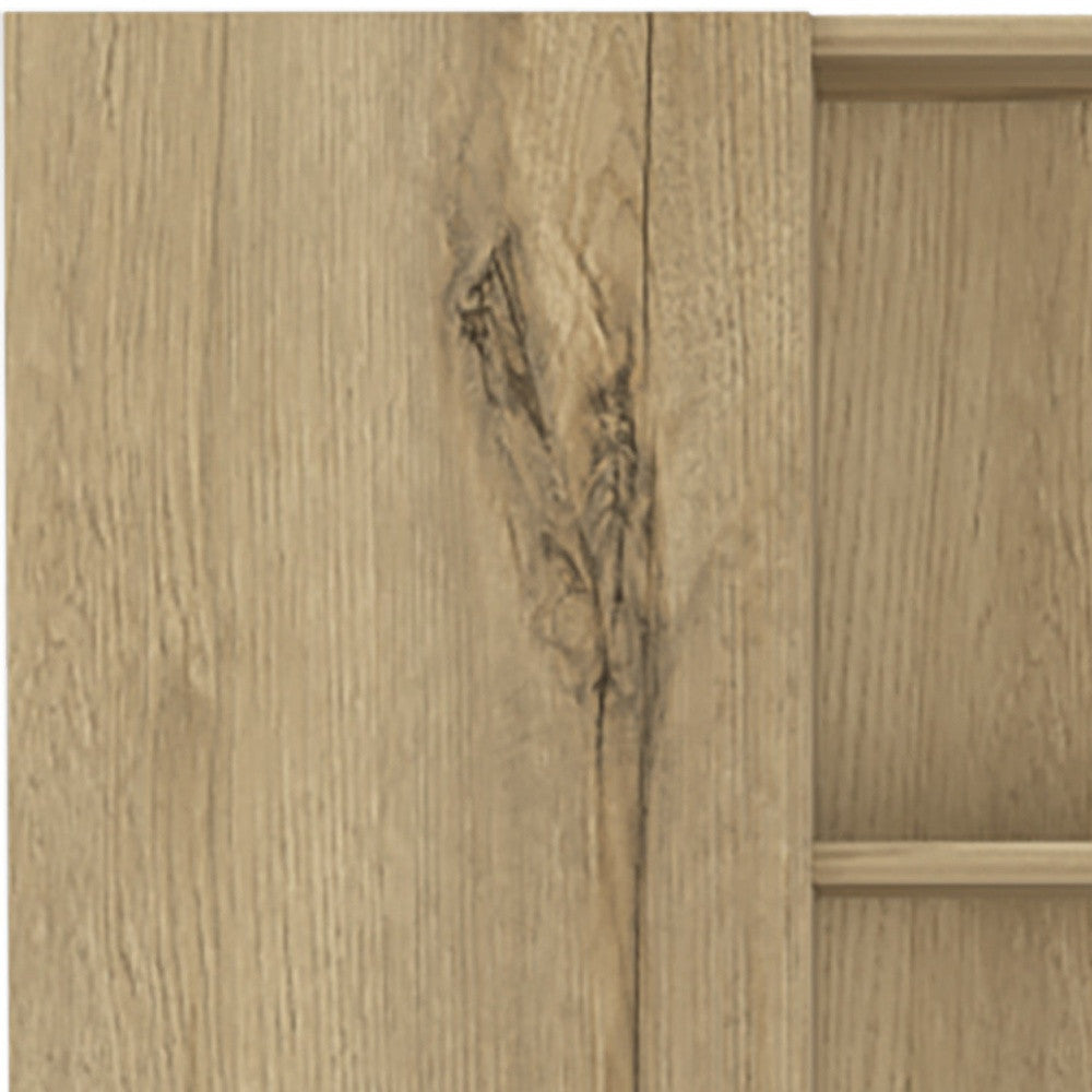 62" Oak Wood Pantry Or Storage Closet - Loft&Timber