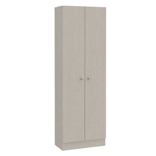 71" Light Gray Wood Pantry Or Storage Closet - Loft&Timber