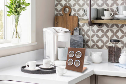 Free Standing 6.00 " Wood Coffee Storage & Accessories - Loft&Timber