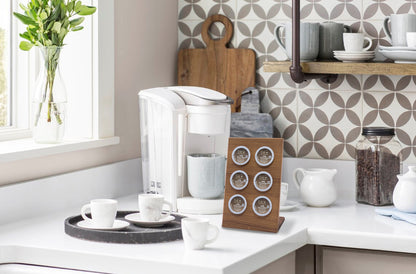 Free Standing 6.00 " Wood Coffee Storage & Accessories - Loft&Timber