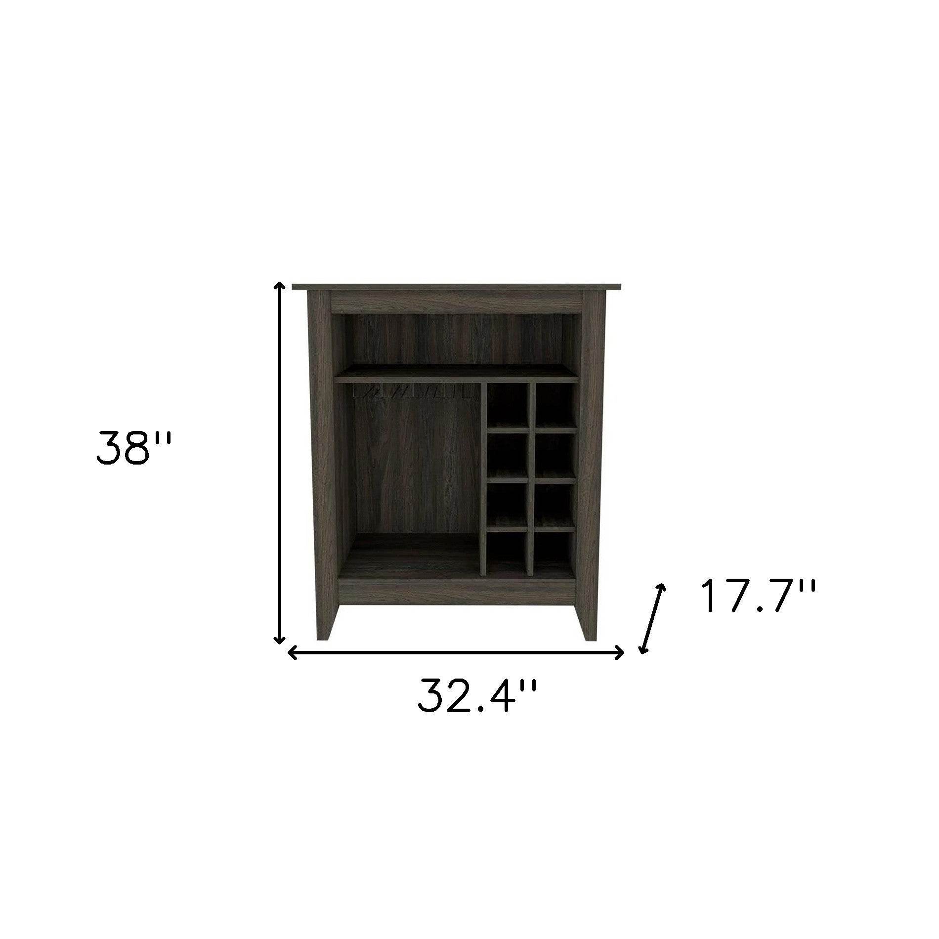 Espresso Bar Cart With Wine Storage - Loft&Timber