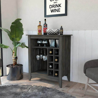 Espresso Bar Cart With Wine Storage - Loft&Timber