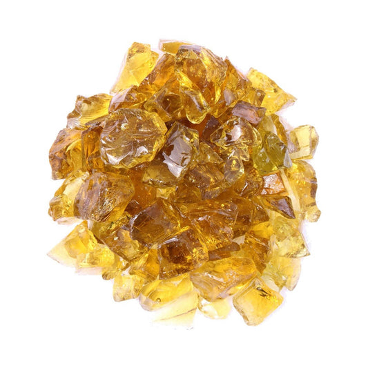 Chestnut Round Reflective Fire Pit Glass - Loft&Timber