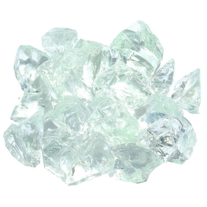 Clear Round Reflective Fire Pit Glass - Loft&Timber