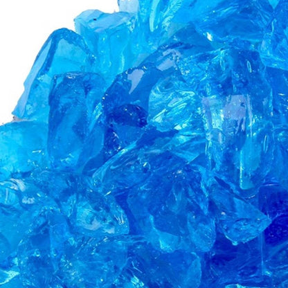 Turquoise Round Reflective Fire Pit Glass - Loft&Timber