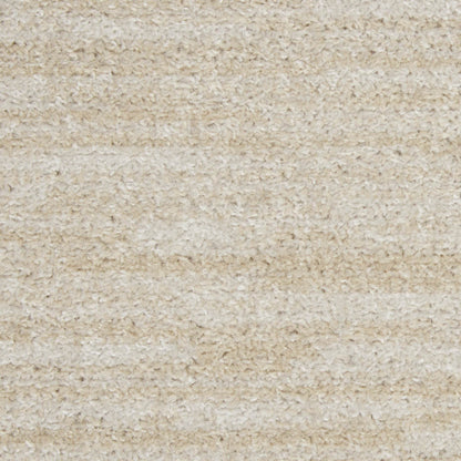 4' Runner Beige And Ivory Indoor Outdoor Runner Rug - Loft&Timber