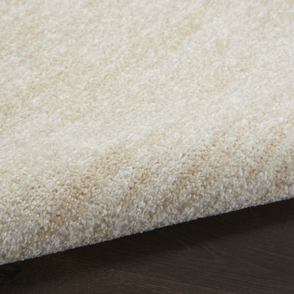 4' Runner Beige And Ivory Indoor Outdoor Runner Rug - Loft&Timber