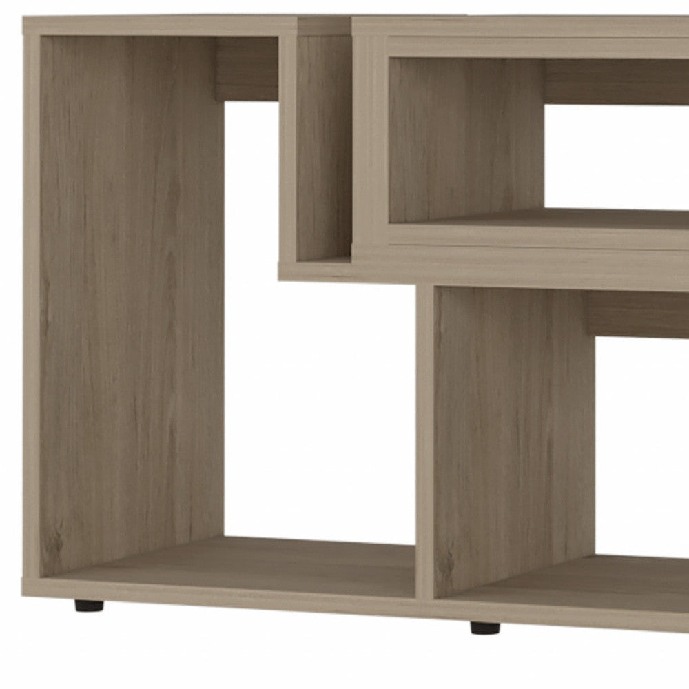 63" Open Shelving TV Stand - Loft&Timber
