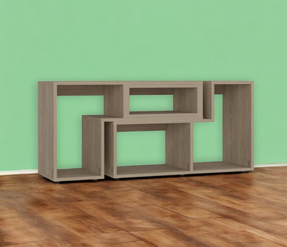 63" Open Shelving TV Stand - Loft&Timber