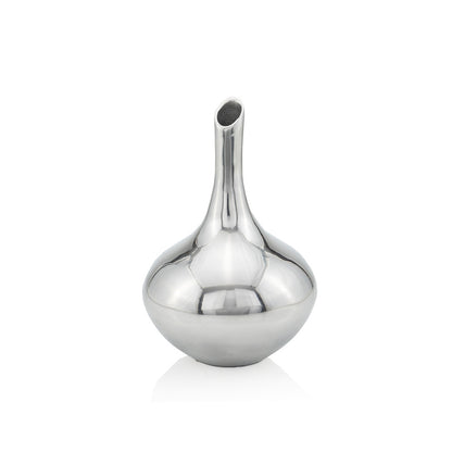 13" Silver Bud Aluminum Table Vase - Loft&Timber