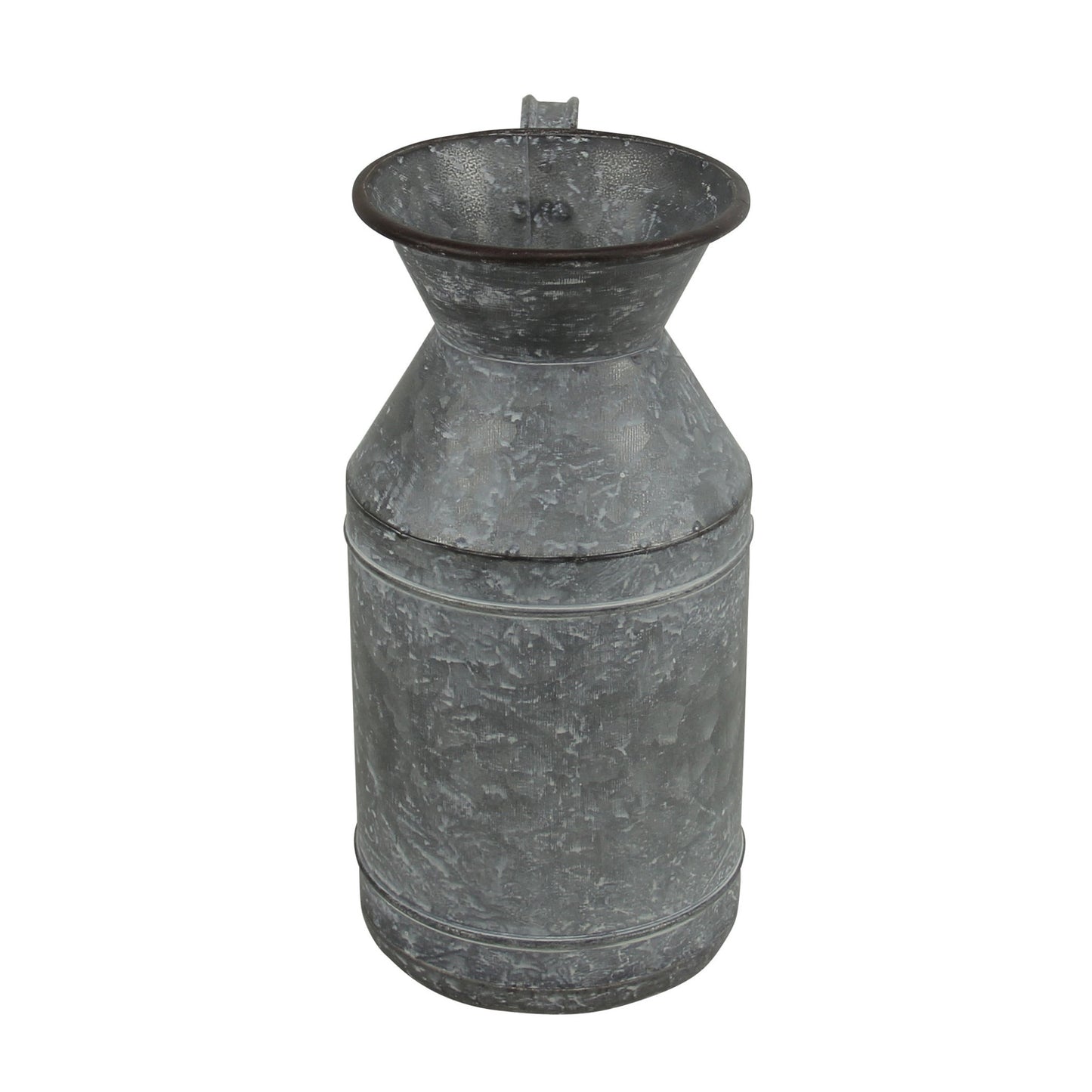 11" Gray Metal Jug Vase - Loft&Timber