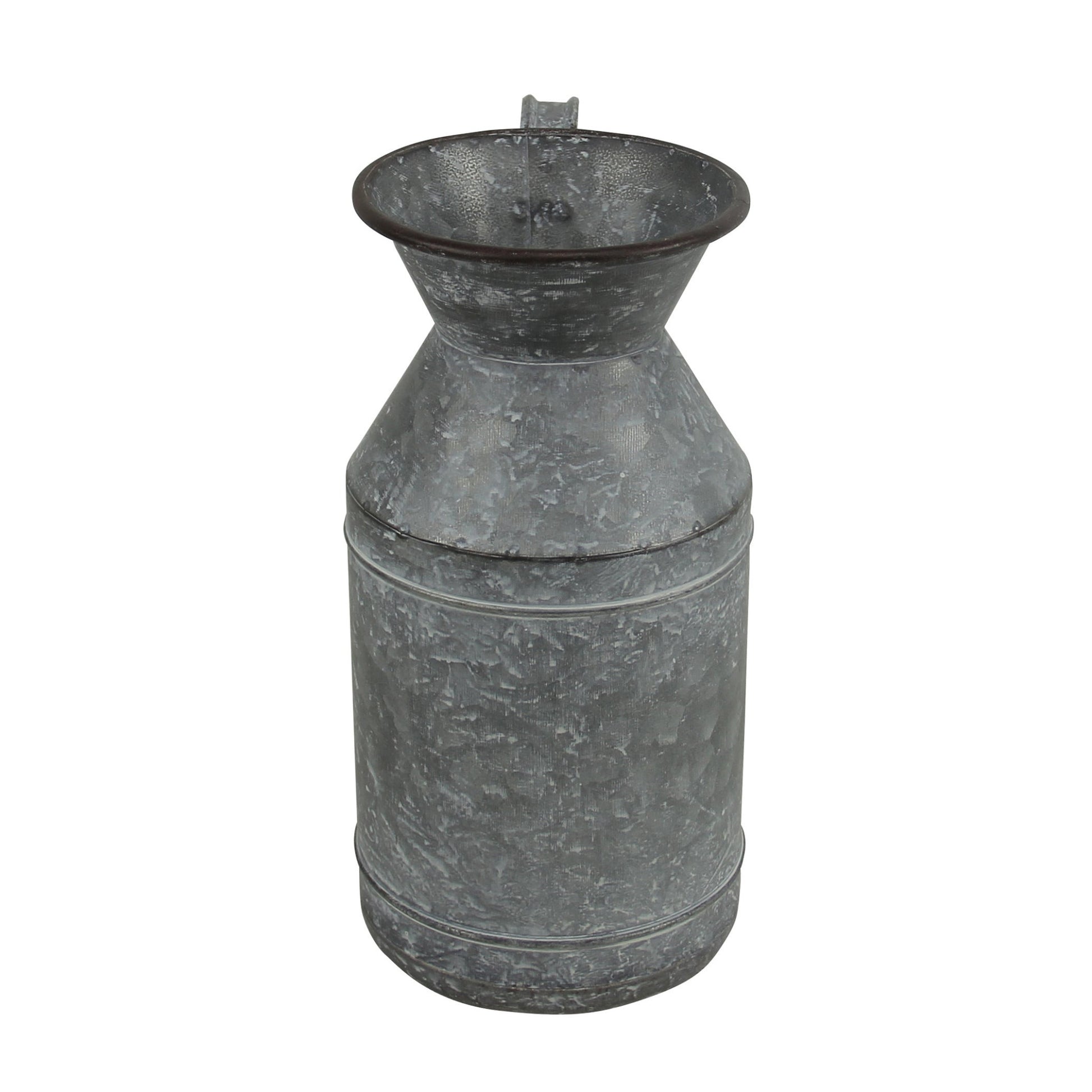11" Gray Metal Jug Vase - Loft&Timber