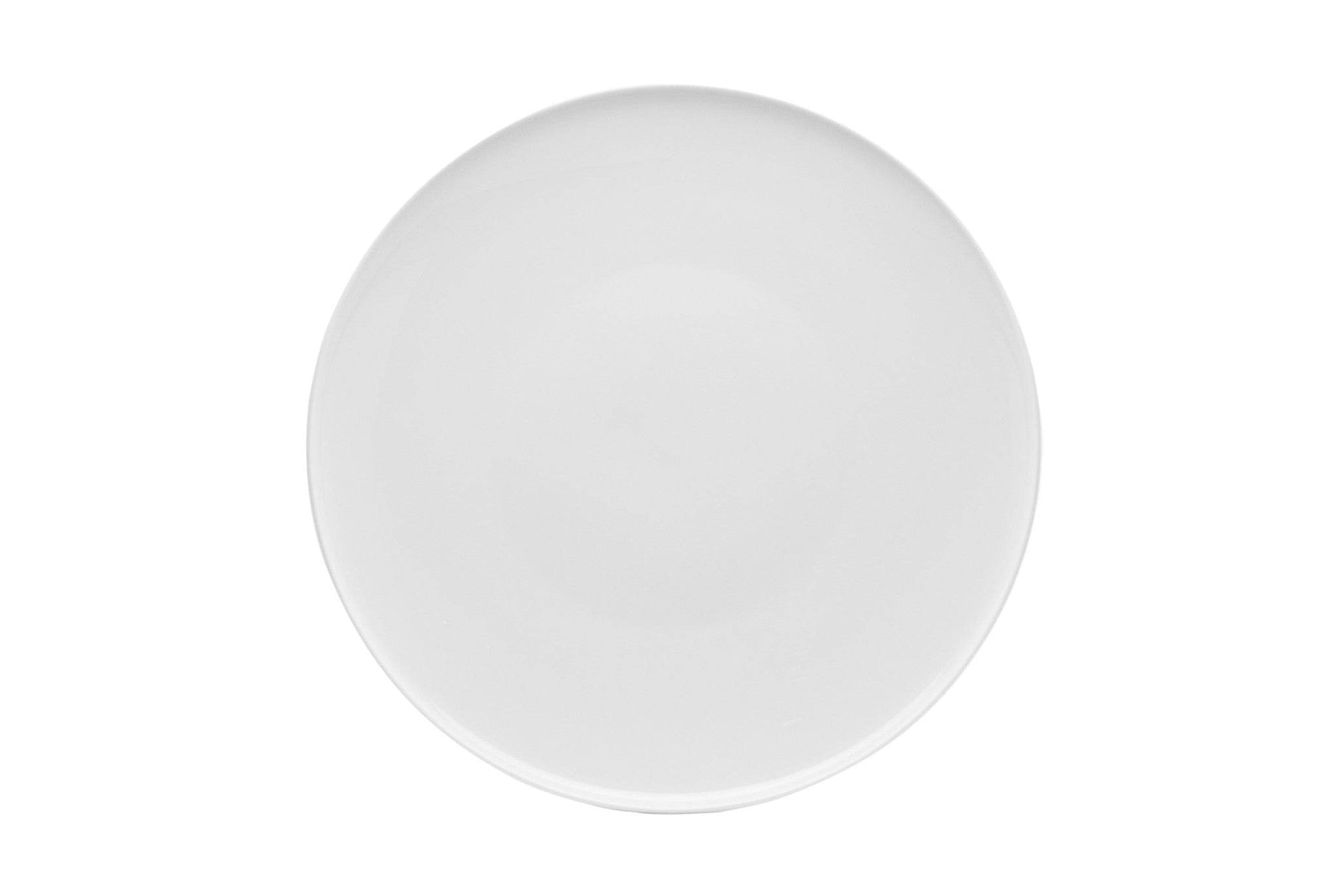 White Six Piece Porcelain Service For Six Salad Plate Set - Loft&Timber