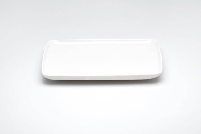 White Six Piece Rectangle Porcelain Service For Six Dinner Plate Set - Loft&Timber