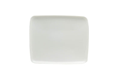 White Six Piece Rectangle Porcelain Service For Six Dinner Plate Set - Loft&Timber