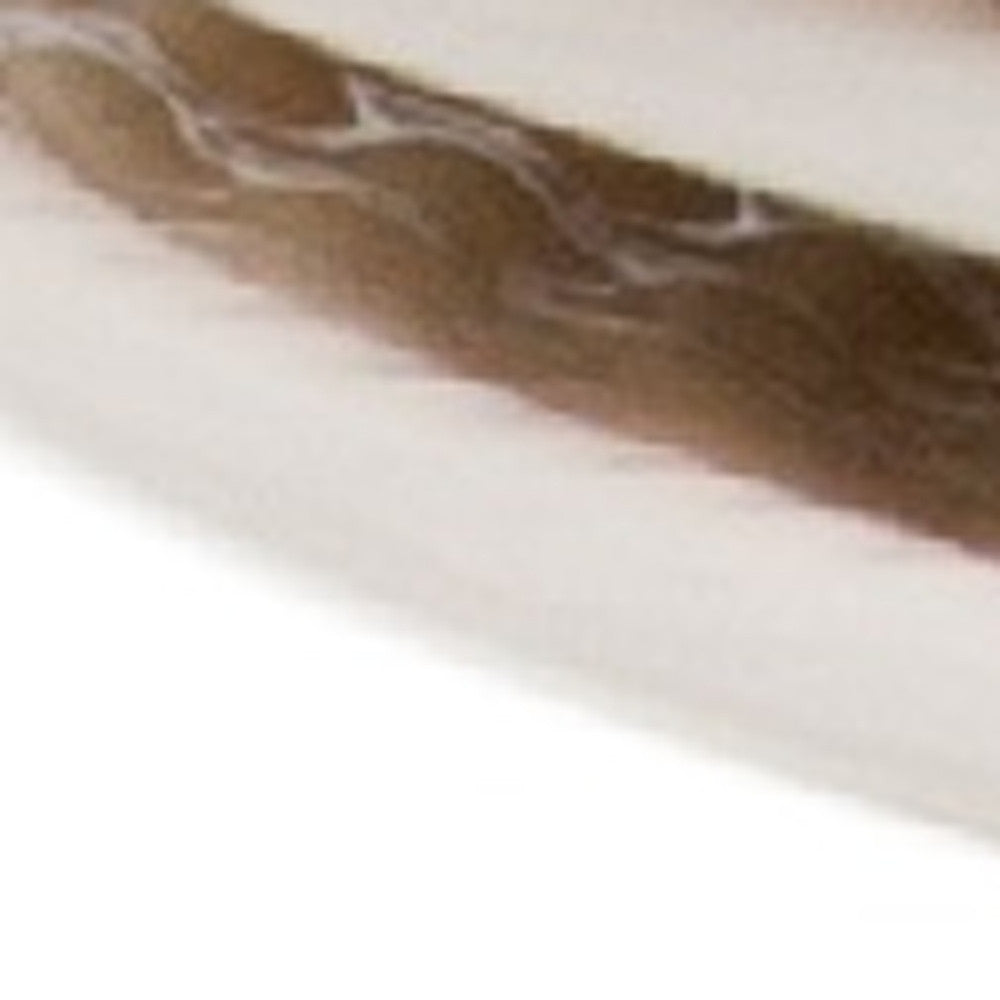 White Four Piece Round Weave Stoneware Service For Four Salad Plate Set-5