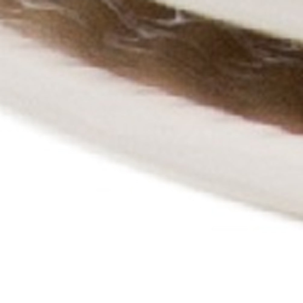 White Four Piece Round Weave Stoneware Service For Four Salad Plate Set-6