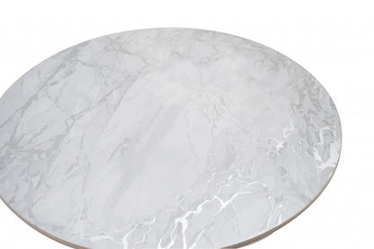 15" X 15" Silver And Gray Abstract Round Placemats-4