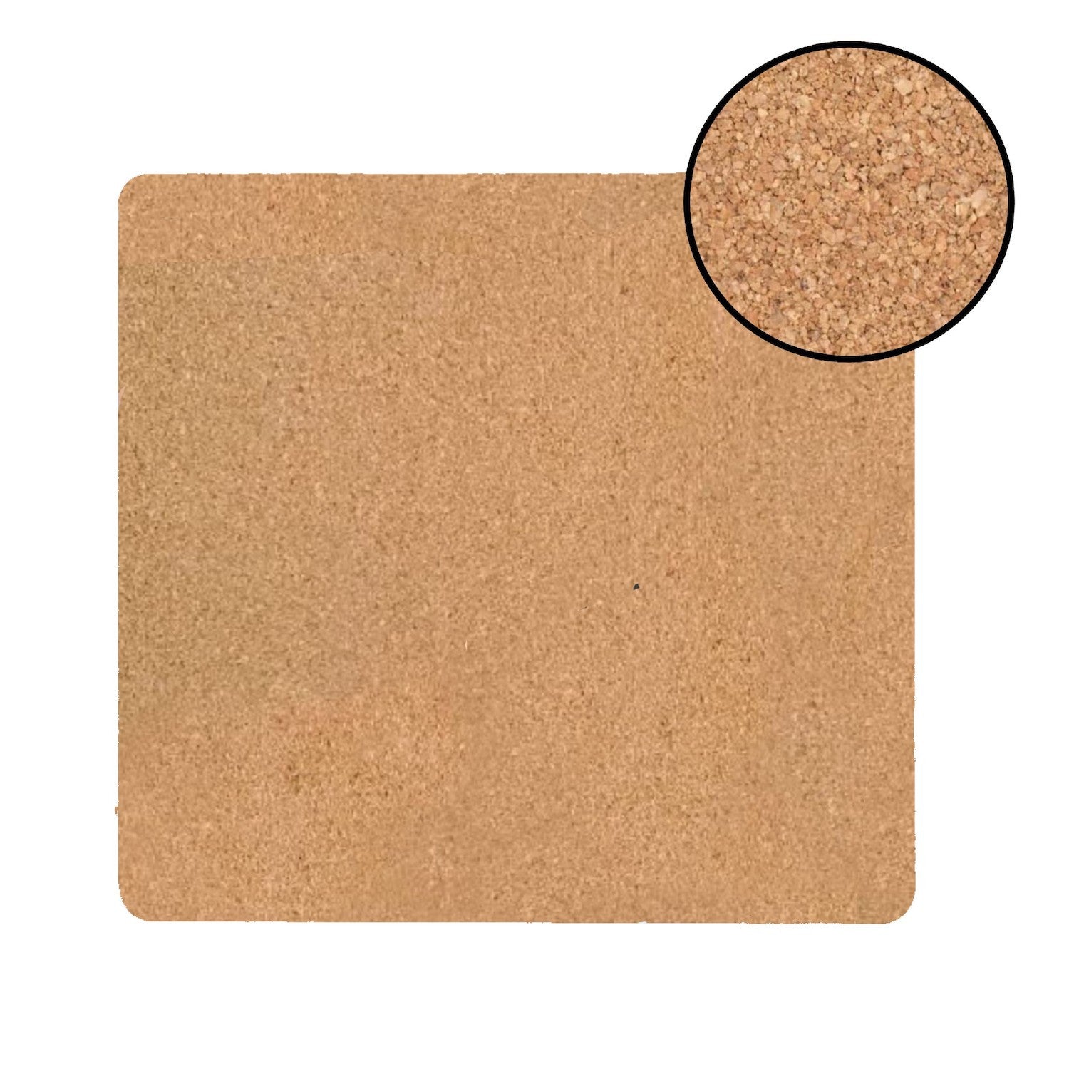 15" X 15" Gray And Gold Abstract Agglomerated cork Square Placemats - Loft&Timber