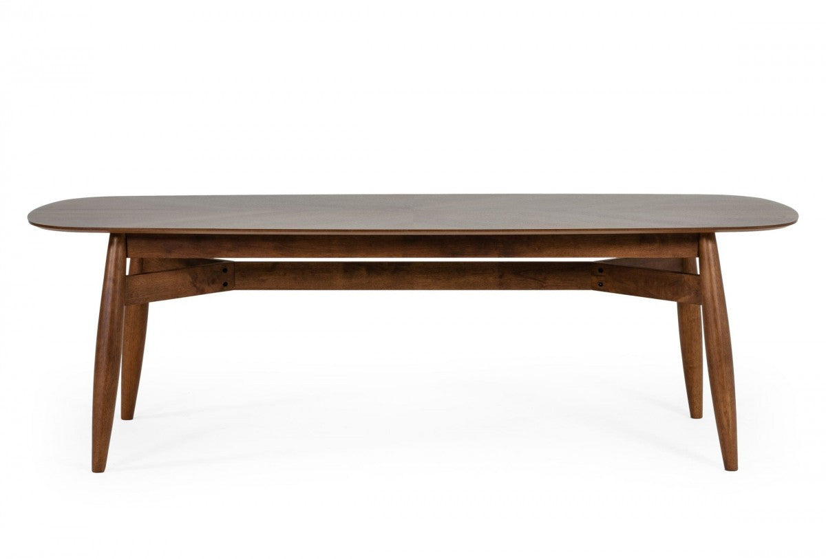 95" Brown Solid Wood Dining Table - Loft&Timber