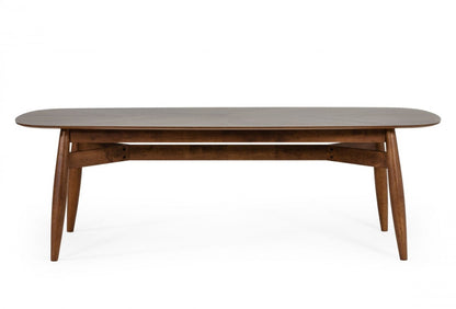 95" Brown Solid Wood Dining Table - Loft&Timber