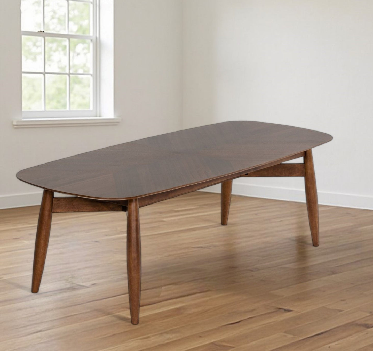 95" Brown Solid Wood Dining Table - Loft&Timber
