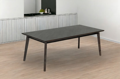 87" Ebony Dining Table - Loft&Timber