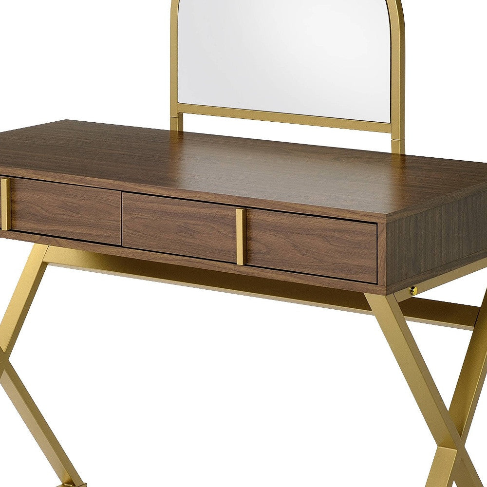 42" Vanity Table with Mirror - Loft&Timber