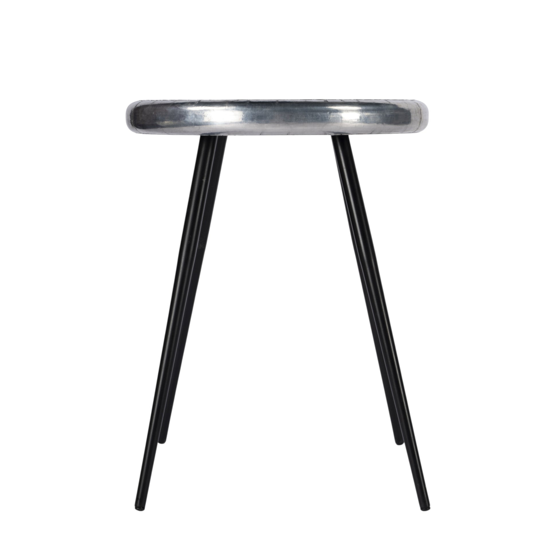 23" Silver Round End Table - Loft&Timber