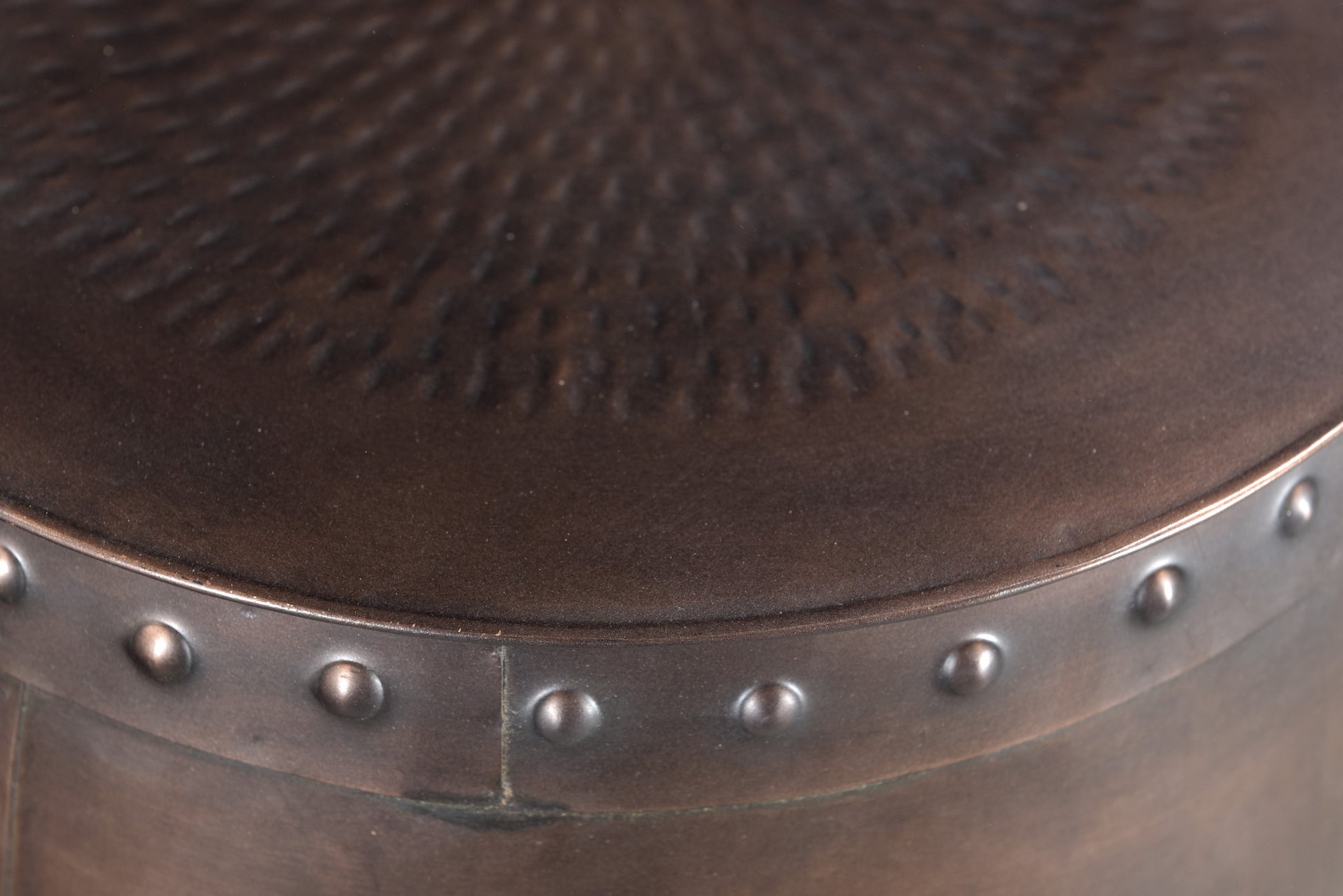 20" Copper Iron Round End Tables - Loft&Timber