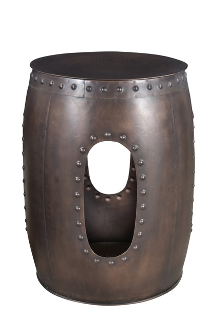 20" Copper Iron Round End Tables - Loft&Timber