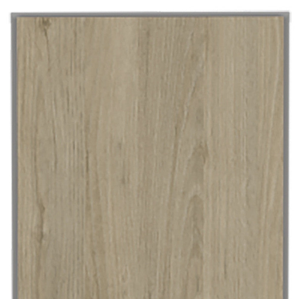 82" Gray And Oak Wood Pantry Or Storage Closet - Loft&Timber