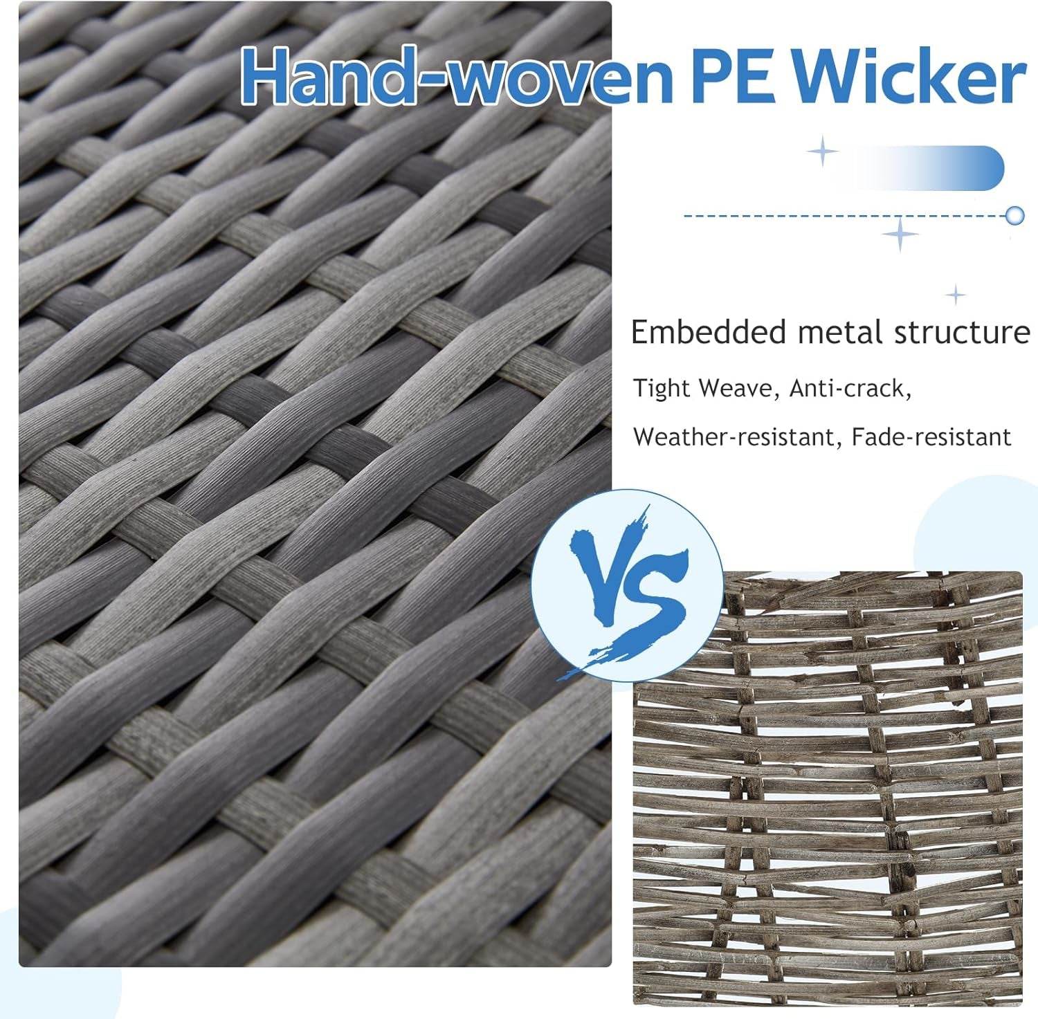 Seven Piece Outdoor Patio Furniture Set with Storage - Loft&Timber